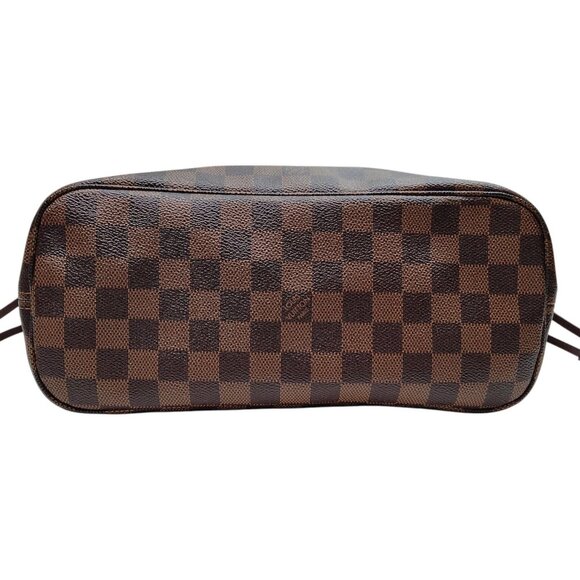 187642BJ (X6) Louis Vuitton Tote Bag Neverfull PM Brown Damier - Picture 4 of 9